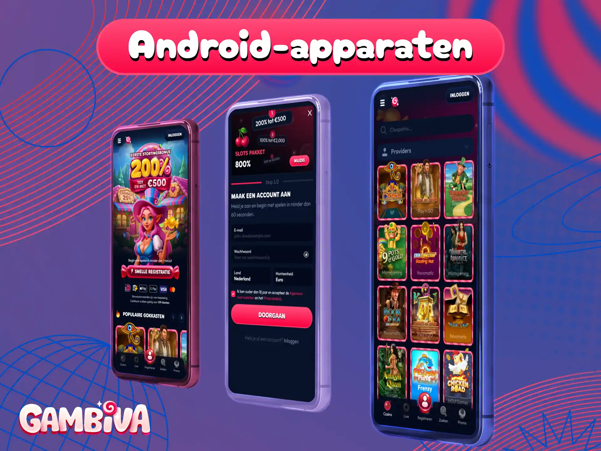 Controleer de ondersteunde Android toestellen voor een soepele Gambiva app ervaring.