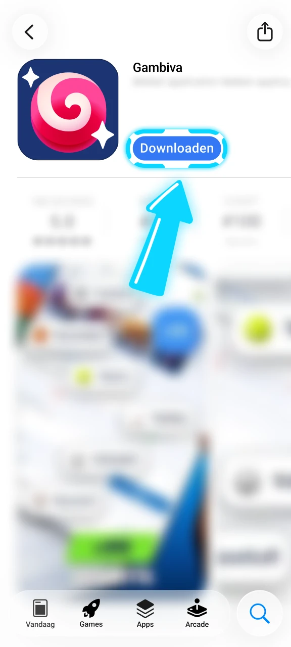 Installeer de Gambiva iOS app op je Apple apparaat voor snelle toegang.