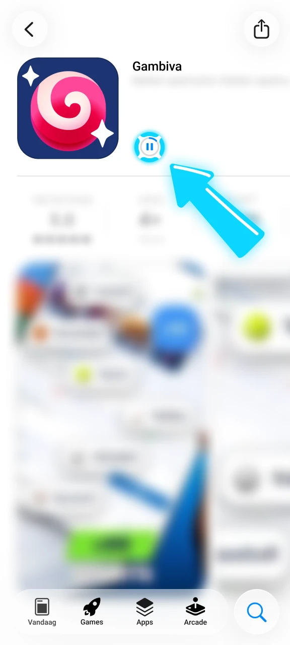 Gebruik Face ID voor een veilige installatie van de Gambiva iOS app.