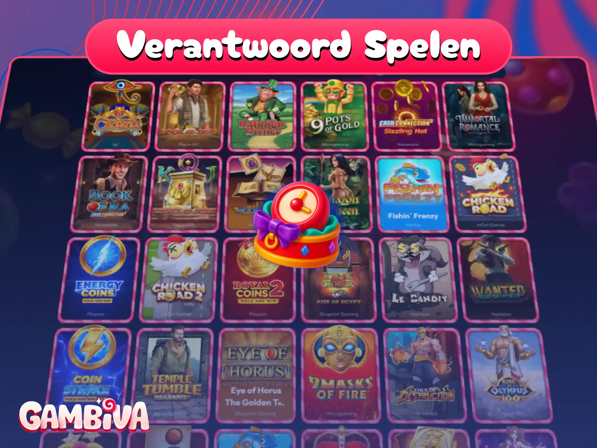 Speel altijd bewust en hanteer de regels voor verantwoord spelen bij Gambiva.